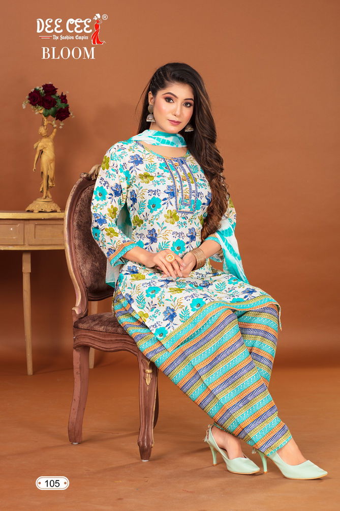 Bloom By Dee Cee Casual Wear Printed Cotton Readymade Suits Wholesale Shop In Surat